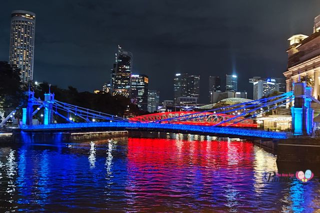 Singapore River Festival Symphony of Lights Bridge