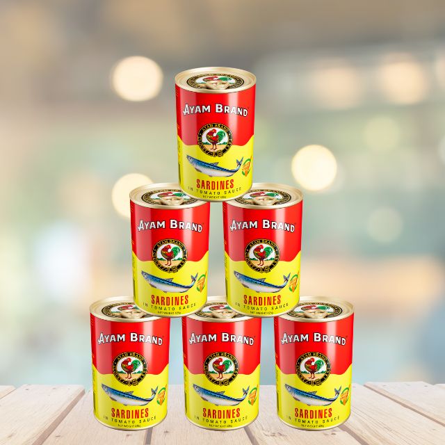 Ayam Brand sardine cans