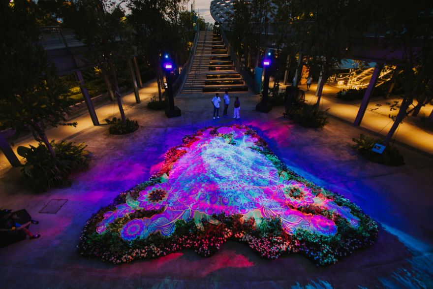 Mandala Installation at Sentosa Sensoryscape