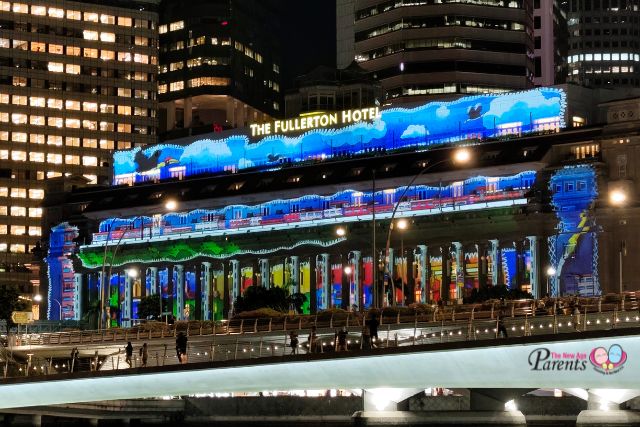 Brightening Lives light projection show