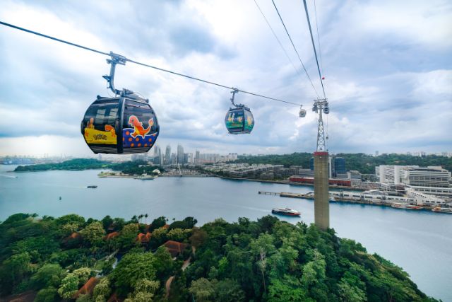 Pokémon Day-to-Night Adventure Singapore Cable Car