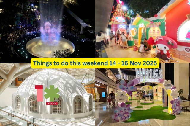 Things to do this weekend in Singapore 14 to 16 November 2025