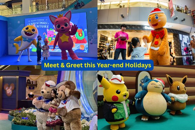Meet and Greet sessions at shopping malls & attractions this year-end holidays 2025