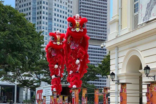 ACM Lion Dance Performance and Free Play