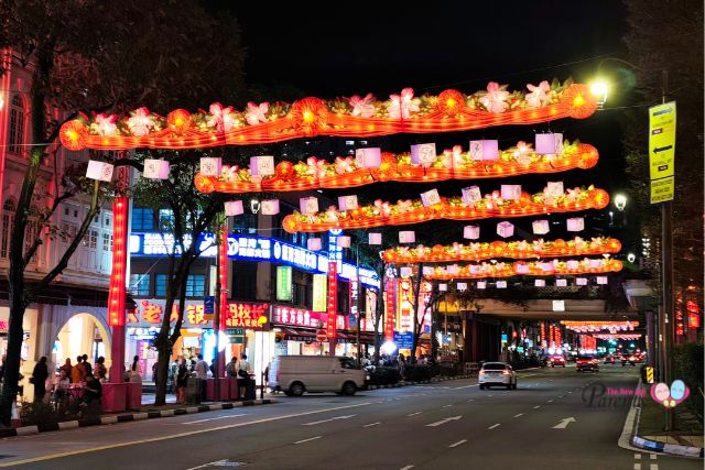 Chinatown Chinese New Year Street Light Up