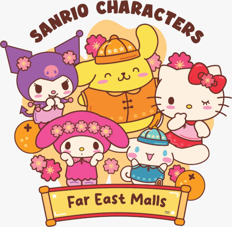 SANRIO CHARACTERS Festive Car Decal
