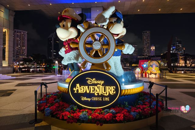 Disney Cruise Line-themed photo spots
