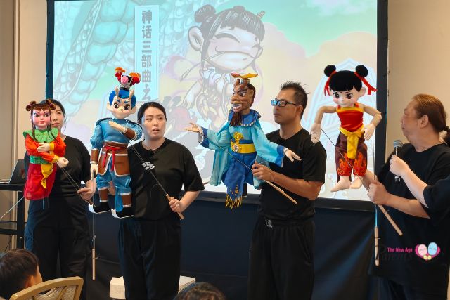 The Legend of Nezha puppetry performance by Paper Monkey Theatre