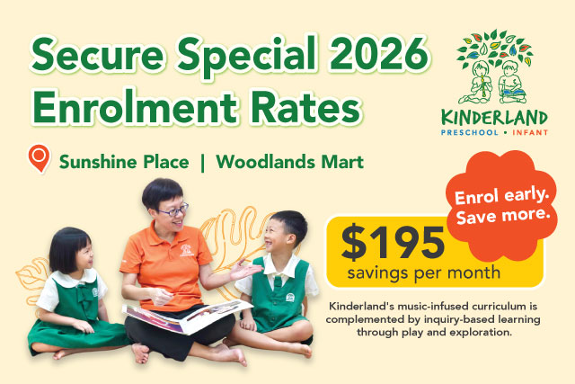 Kinderland Special Enrolment Promotion May 2026