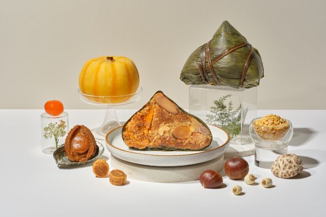 Li Bai Abalone and Pumpkin Rice Dumpling