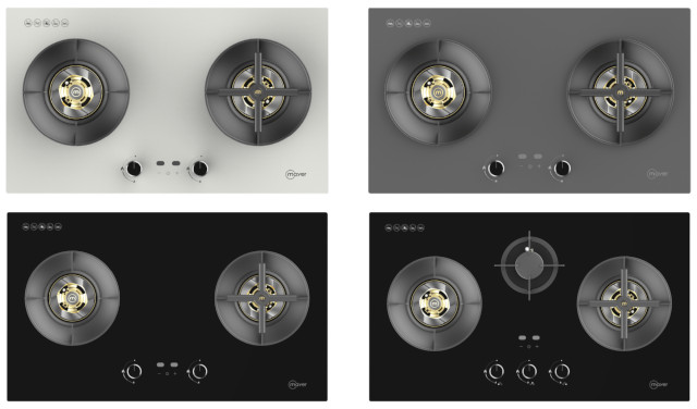 Mayer Glass Gas Hob Range Hero models