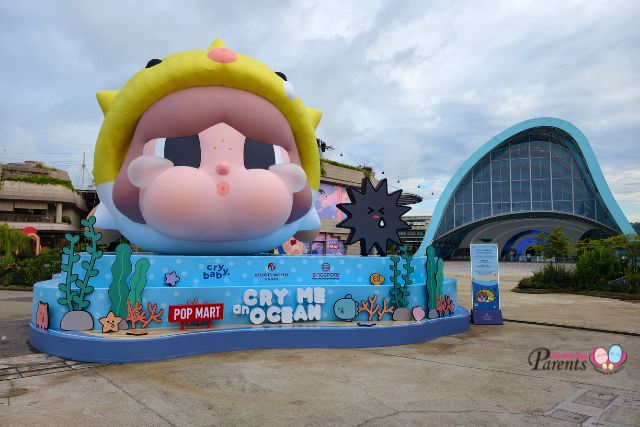 CRYBABY Cry Me an Ocean Activation Dives into Singapore Oceanarium CRYBABY Cry Me an Ocean Activation Dives into Singapore Oceanarium