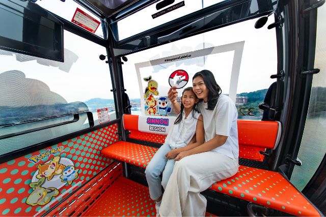 Pokémon Day-to-Night Adventure Singapore Cable Car