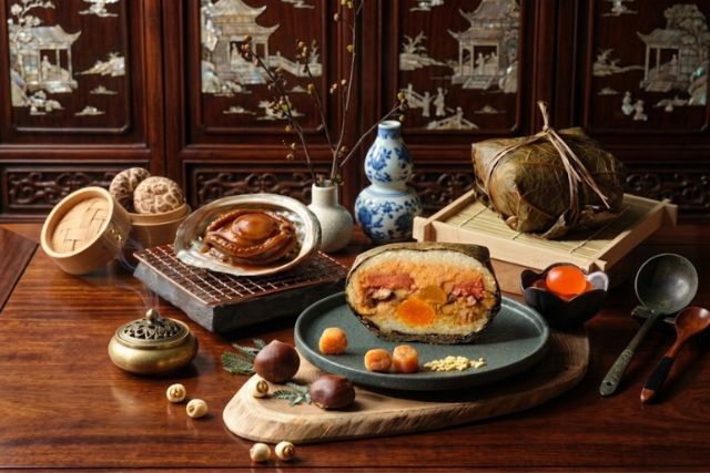 Wah Lok Cantonese Restaurant Truffle Abalone & Conpoy Dumplings