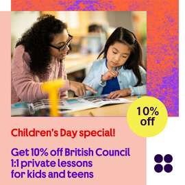 British Council 1:1 Children's Day promo
