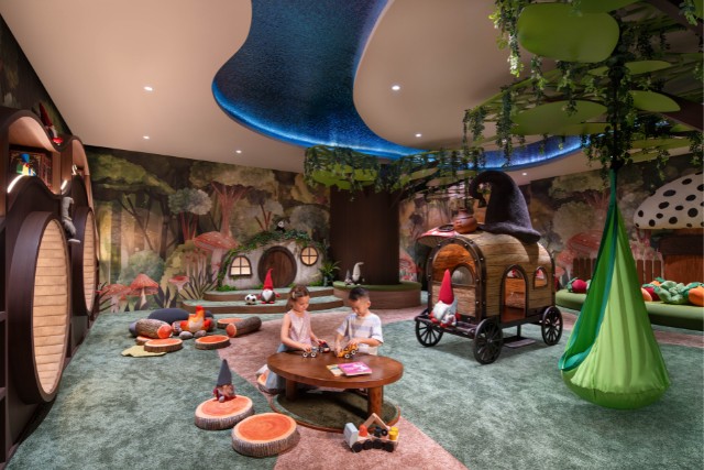 Gnomey Hollows children’s playroom PARKROYAL COLLECTION Marina Bay