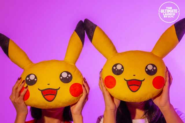 KFC Pikachu Car Neck Pillow