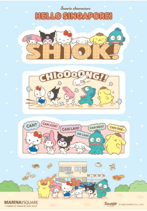 Marina Square Sanrio Stickers