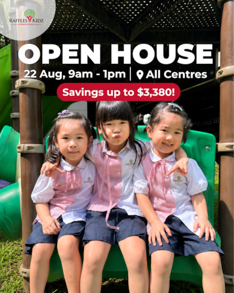 Raffles Kidz Open House Aug 2026