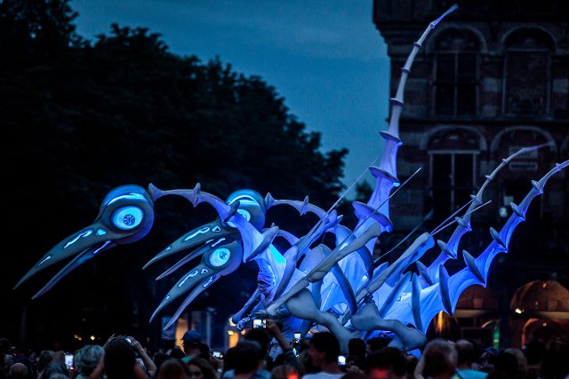 Singapore Night Festival SNF Birdmen