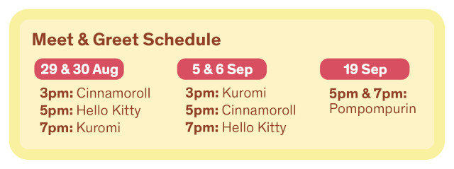 VivoCity Mid-Autumn 2026 Meet & Greet Timing