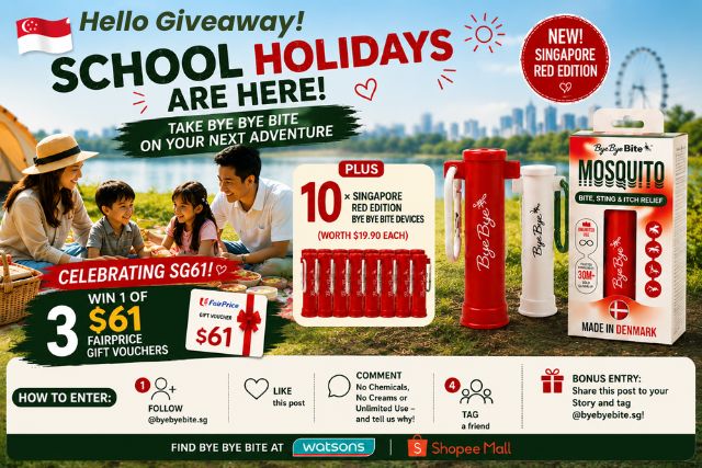 Bye Bye Bites School Holiday Giveaway