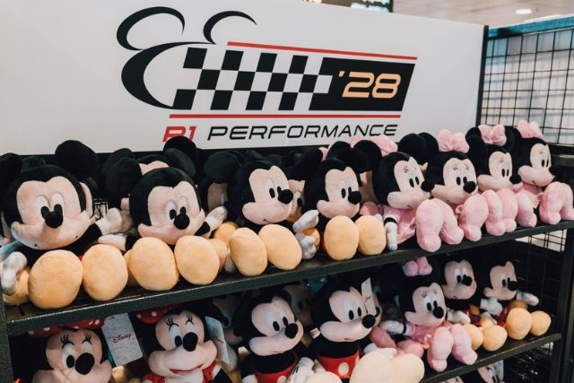 Disney's Mickey and Friends Racing Team pop-up merchandise