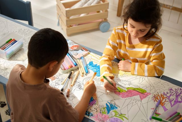 IKEA ALPTALL Colouring paper roll