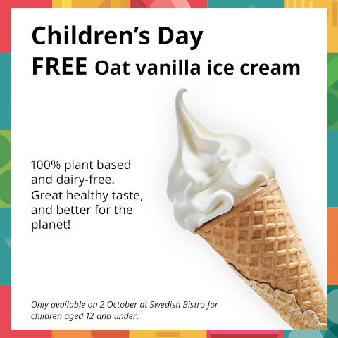 IKEA childrens day free ice cream