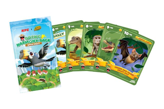 KFC x Ranger Buddies Collectible Cards Bring Harmony Back with Sally