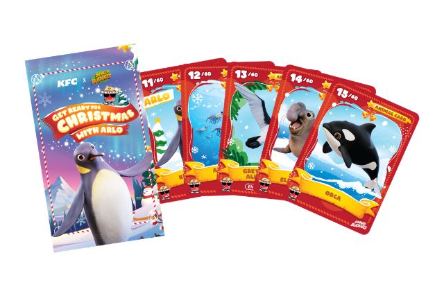 KFC x Ranger Buddies Collectible Cards Get Ready for Christmas with Arlo