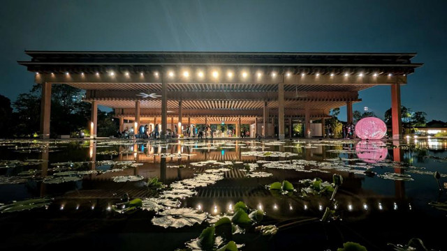 Metamorphosis Water Lily Pavilion in Japanese Garden