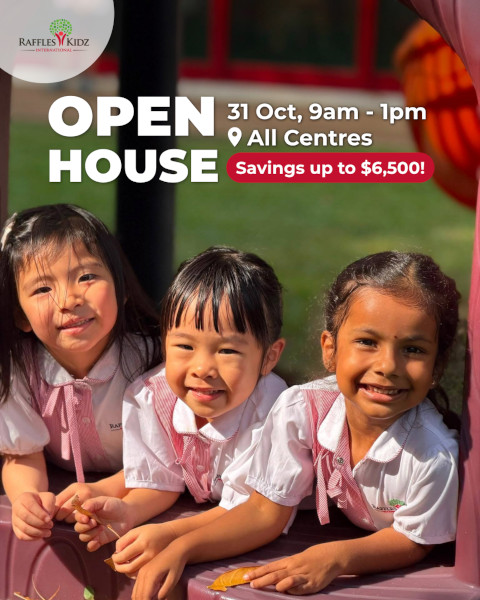 Raffles Kidz Open House Oct 2026