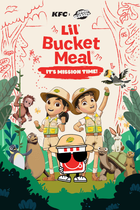 Ranger Buddies x KFC LittleBucket