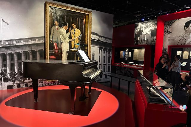 Singapore History Gallery Zubir Said piano