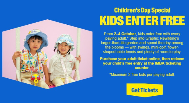 Bloomyard Children's Day Kids Enter Free